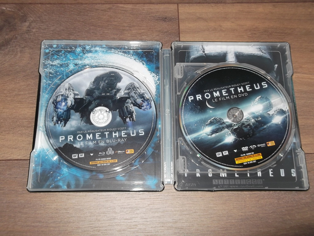 Prometheus 3D - Boitier métal édition limitée - 3 Blu-ray + 1 DVD (4)